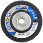 Norton® BlueFire 4 1/2" X 5/8" - 11 P40 Grit Type 29 Flap Disc