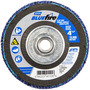 Norton® BlueFire 4 1/2" X 5/8" - 11 P60 Grit Type 29 Flap Disc