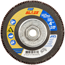 Norton® Blaze 4 1/2" X 5/8" - 11 80 Grit Type 27 Flap Disc