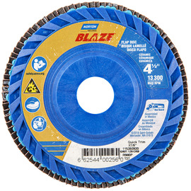 Norton® Blaze 4 1/2" X 7/8" 120 Grit Type 27 Flap Disc