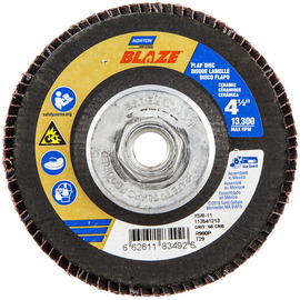 Norton® Blaze 4 1/2" X 5/8" - 11 60 Grit Type 29 Flap Disc