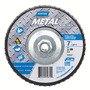 Norton® Metal 7" X 5/8" - 11 80 Grit Type 27 Flap Disc