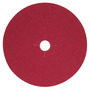 Norton® 4 1/2" X 5/8" Extra Coarse Grade Ceramic Alumina Red Heat White Paper Edger Disc