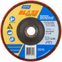 Norton® 4 1/2" X 5/8" Extra Coarse Grade Ceramic Alumina Bear-Tex Blaze Rapid Strip Orange Non-Woven Depressed Center Disc