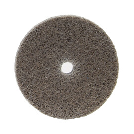 Norton® 3" X 1/4" X 1/4" Fine Grade Aluminum Oxide Bear-Tex Rapid Blend NEX Brown Non-Woven Arbor Hole Unified Wheel