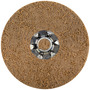 Norton® 4 1/2" X 5/8" Coarse Grade Aluminum Oxide Aggregate Bear-Tex Vortex Rapid Prep Brown Non-Woven Locking Disc