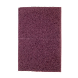 Norton® 4 1/2" X 5/8" Aluminum Oxide Bear-Tex 847 Red Non-Woven Perforated Hand Pad