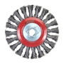 Norton® 4 1/2" X 5/8" - 11" BlueFire Carbon Steel Wheel Brush