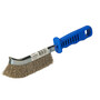 Norton® BlueFire Stainless Steel Curved Handle Scratch Brush