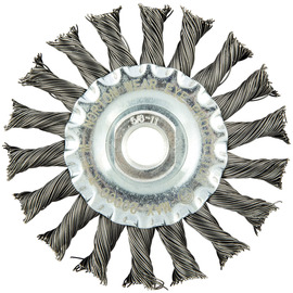 Norton® 4" X 5/8" - 11" Gemini Carbon Steel Wheel Brush