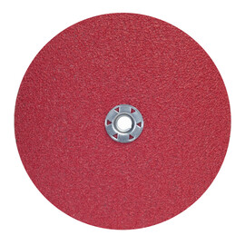 Norton® 9 1/8" X 7/8" 24 Grit Red Heat Ceramic Alumina Fiber Disc