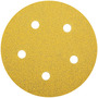 Norton® 5" Dia P60 Grit Gold Reserve Aluminum Oxide Paper Disc