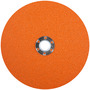 Norton® 7" Dia 80 Grit BlazeX F970 Premium Ceramic Alumina Speed-Change Fastener Fiber Disc