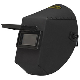 Sellstrom® Jackson Safety Huntsman Black Vulcanized Fiber Shell Lift Front Welding Helmet With 2" X 4 1/2" Shade 10 IR Lens