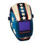 Jackson Safety HLX Red/White/Blue Welding Helmet With Digital Shades 5 - 8, 9 - 13 Auto Darkening Lens