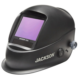 Jackson Safety Translight™ 555 Series Black Welding Helmet With 555 + Premium Auto Shades 3.5 - 14 Auto Darkening Lens