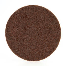 3M™ 4 1/2" X No Hole Heavy Duty Coarse Grade Aluminum Oxide Scotch-Brite™ Dark Brown Disc