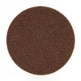 3M™ 4 1/2" X No Hole Heavy Duty Coarse Grade Aluminum Oxide Scotch-Brite™ Dark Brown Disc