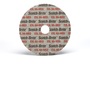 3M™ 3" X 1/4" X 1/4" Medium Grade Aluminum Oxide Scotch-Brite™ Gray Disc