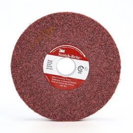 3M™ 6" X 2" X 1" Medium Grade Aluminum Oxide Scotch-Brite™ Red Disc