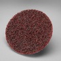 3M™ 2" X No Hole Medium Grade Aluminum Oxide Scotch-Brite™ Red Disc