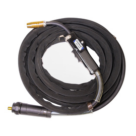 RADNOR™ 400 Amp .052" Air Cooled MIG Gun With 22' Leads, Cable Cover And Euro Style Connector