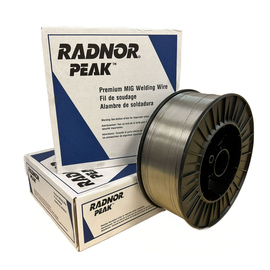 .045" ER70S-6 RADNOR™ PEAK™ S-6NC Carbon Steel MIG Wire 33 lb 11" Plastic Spool