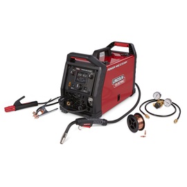 Lincoln Electric® POWER MIG® 215 MPi™ Single Phase MIG Welder With 120 - 230 Input Voltage, 220 Amp Max Output, ArcFX™ Technology And Accessory Package