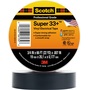 3M™ 1.5" X 66' Black Scotch® Super 33+ 7 mil Polyvinyl Chloride Electrical Tape