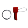 Brady® Red Plastic/Nylon Cable Lockout