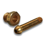 RADNOR™ CGA-510 Brass Acetylene Hose Nut/Nipple