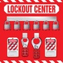 Accuform Signs® Red Anodized Aluminum StopOut® Padlock