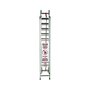 Accuform Signs® White/Black/Red Aluminum StopOut® Ladder Shield Kit "DANGER - DO NOT CLIMB ON LADDER"