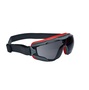 3M™ GoggleGear™ Safety Goggles With Red And Black Frame And Gray Anti-Fog Lens