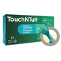 Ansell Large Green TouchNTuff® Latex-Free Nitrile Disposable with Enhanced Chemical Splash Protection Gloves (100 Gloves Per Dispenser)