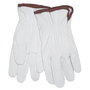 MCR Safety Medium White Goatskin Unlined Drivers Gloves