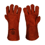 Tillman® Large 13" Brown Shoulder Split Cowhide Cotton Lined Stick Welders Gloves