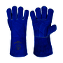 Tillman® Large 13" Blue Slightly Select Shoulder Split Cowhide Cotton/Foam Lined Stick Welders Gloves