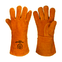 Tillman® Large 14" Bourbon Brown Premium Side Split Cowhide Cotton Lined Stick Welders Gloves