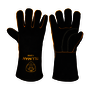 Tillman® Large 16" Black Premium Side Split Cowhide Cotton/Foam Lined Stick Welders Gloves