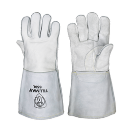 Tillman® X-Large 16.25" Bourbon Brown Top Grain Cowhide Cotton/Foam Lined Stick Welders Gloves