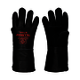 Tillman® Medium 14.5" Black Premium Top Grain Rough Side Out Elkskin Unlined Stick Welders Gloves