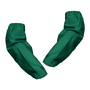 Tillman® Green Westex® FR-7A®/Cotton Flame Resistant Sleeves With Elastic Closure And Internal Elastic On Both Ends