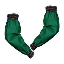 Tillman® Green Westex® FR-7A®/Cotton Flame Resistant Sleeves With Elastic Closure And External Elastic On Both Ends