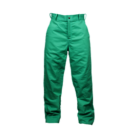 Tillman® 42" X 32" Green Indura® Whipcord Flame Resistant Pants With Zipper Closure
