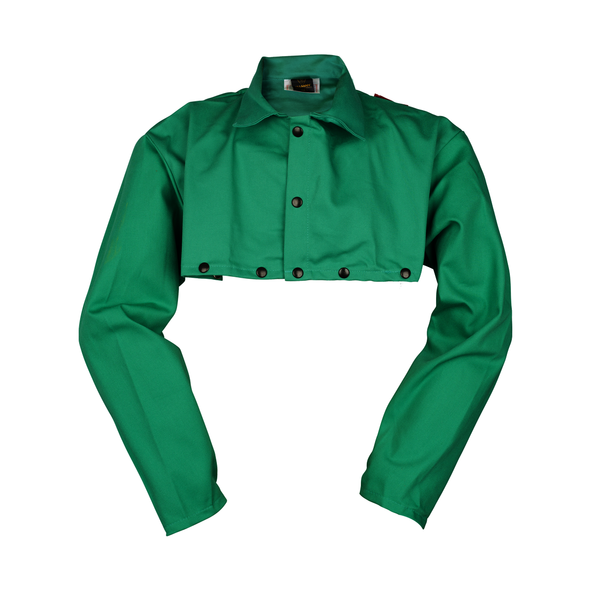 Airgas - TIL6221WCXL - Tillman® X-Large Green Indura® Whipcord Flame  Resistant Cape Sleeve With Snap Closure (Bib Not Included)