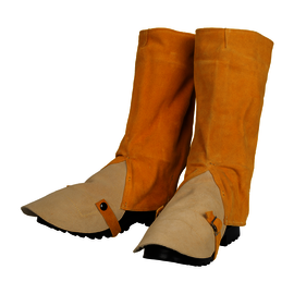 Tillman® 15" Bourbon Brown Premium Side Split Cowhide Leather Flare Shoe Spat