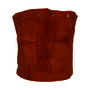 Tillman® 14" Dark Brown Premium Side Split Cowhide Leather Bib