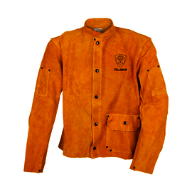 Tillman® Medium 26" Bourbon Brown Premium Side Split Cowhide Leather Jacket
