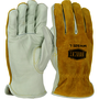 Protective Industrial Products 2X Brown Cowhide Unlined Drivers Gloves
